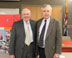 <b>Maxfield and Moore:</b>Secretary Maxfield congratulates Joe Moore, Wyoming Director of Homeland Security, on his retirement from the State and on his new position as United States Marshal for Wyoming (January 2011).