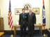 <b>Intern Scheffler and Maxfield: </b>Josh Scheffler, a legislative intern from Lovell, visits with Secretary Maxfield during Wyoming's 2011 Legislative Session (February 2011).