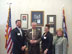 <b>2014 Leadership Wyoming Shadowing Day</b> Pictured are Weston Welch, Pronghorn Technologies LLC; Secretary Maxfield; Amber Munoz Duran, Wind River Hotel and Casino; Peggy Nighswonger, Elections Director. (February 21, 2014)
      