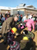 <b>Groundbreaking Ceremony: </b> Secretary Maxfield is being helped by many little 'shovelers' at the groundbreaking ceremony at the expansion of the Campbell County Children's Developmental Center in November. (November 27th, 2012)