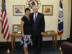 <b>Maxfield and Gonzalez:</b> Secretary Maxfield congratulates Yolanda Gonzalez as she prepares to leave the Secretary of State's Office for her new home in New Mexico, June 24, 2010.