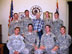 <b>Maxfield with the 10th Special Forces Group: </b> Secretary Maxfield with the members of the 10th Special Forces Group of Fort Carson, CO. Front row: SGT Gilam Griffith, SSG Justin Stokes, SSG Dave Row, and CPT Luke Self; Back row: MSG Rolf Jensen, SFC Tim Miller, Secretary of State Max Maxfield, SSG Derek Smith, and SSG Adam Burgan (July 26, 2011)