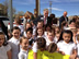 Governor Mead, Secretary Maxfield, and Auditor Cloud visit with the school children. (May 2013)